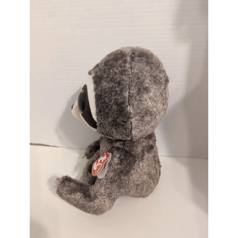 Ty Beanie Boos SLOTH Zippy Plush Toy Stuffed‎ Animal Glitter Eyes Kids Gift